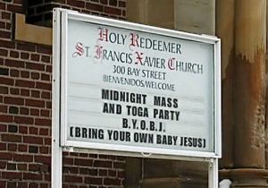bring your own baby jesus