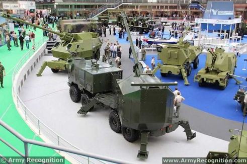 YugoImport_family_range_of_wheeled_self-propelled_howitzer_Partner_2013_defence_exhibition_Belgrade_Serbia_001